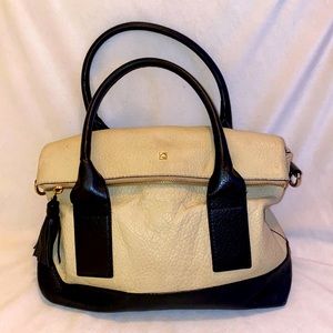 Cream & black Kate Spade cross body purse bag